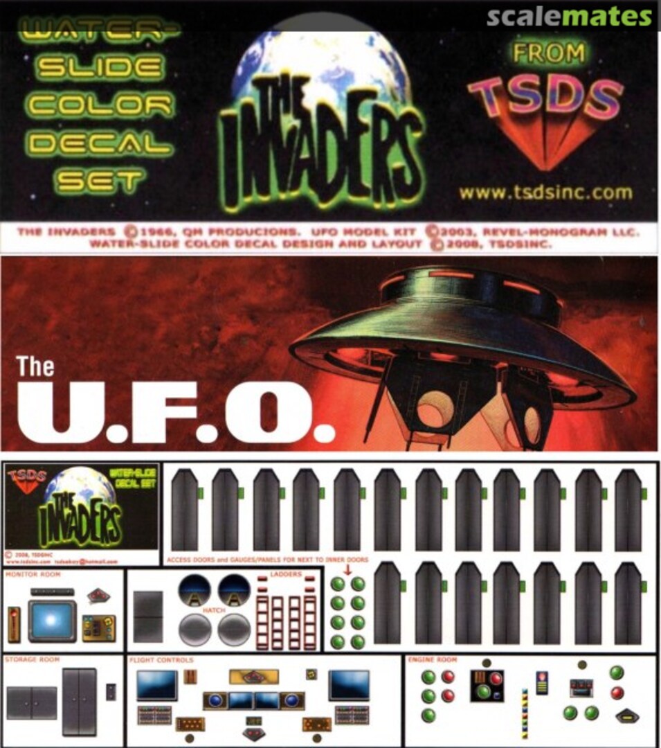 Boxart U.F.O. decal set TSDS Boxart U.F.O. decal set TSDS