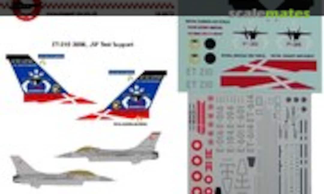 1:72 F-16 JSF Test Support (Stoppel Decals 183872) 183872