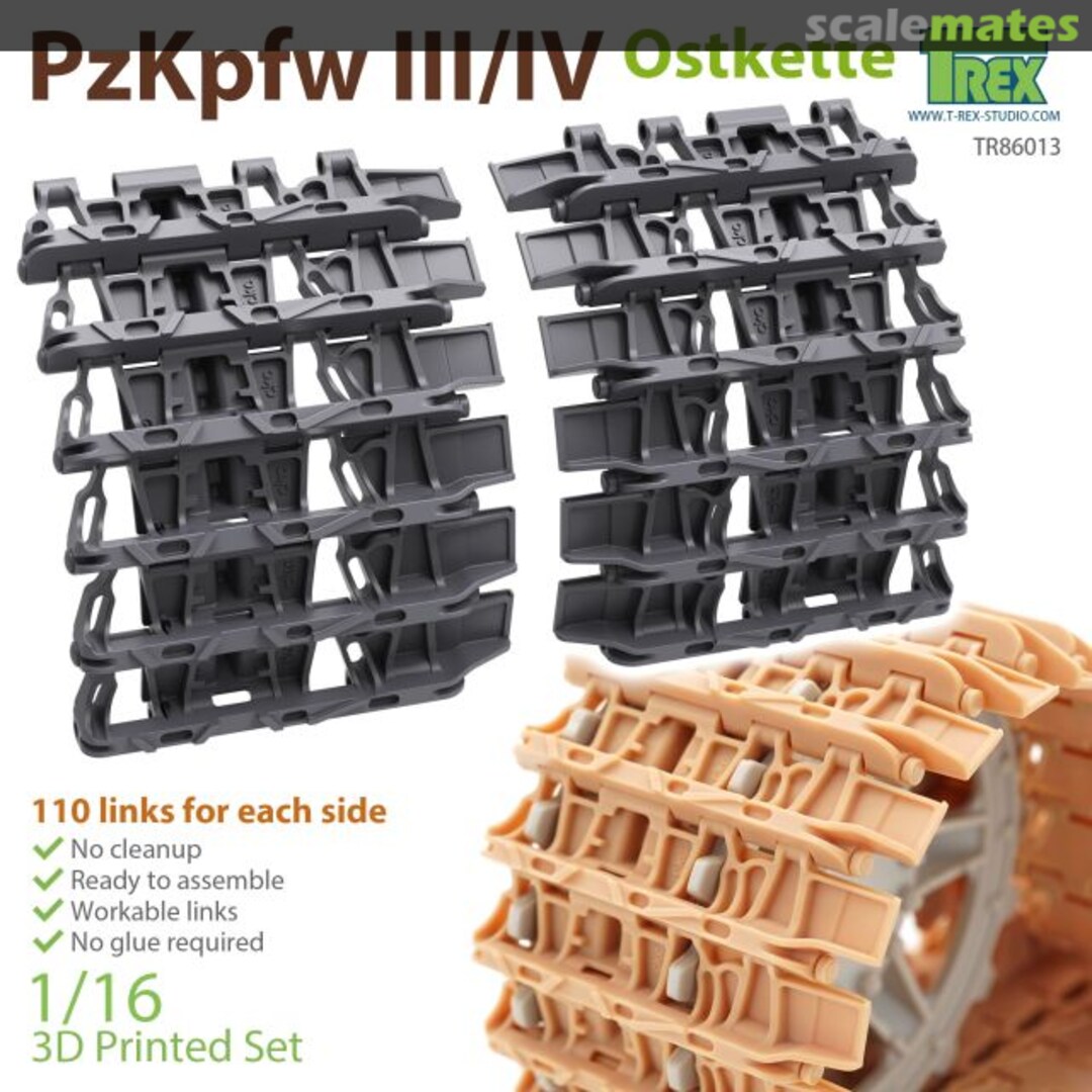 Boxart PzKpfw.III/IV Ostkette TR86013 T-Rex Studio Boxart PzKpfw.III/IV Ostkette TR86013 T-Rex Studio