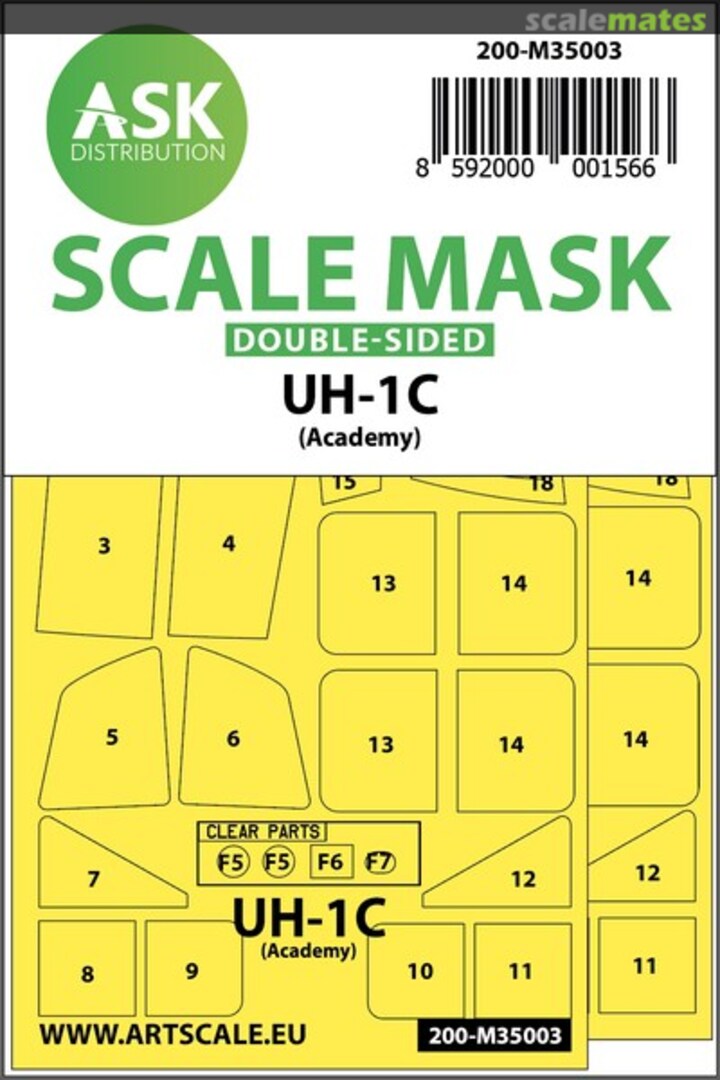 Boxart Bell UH-1C Huey 200-M35003 ASK Boxart Bell UH-1C Huey 200-M35003 ASK