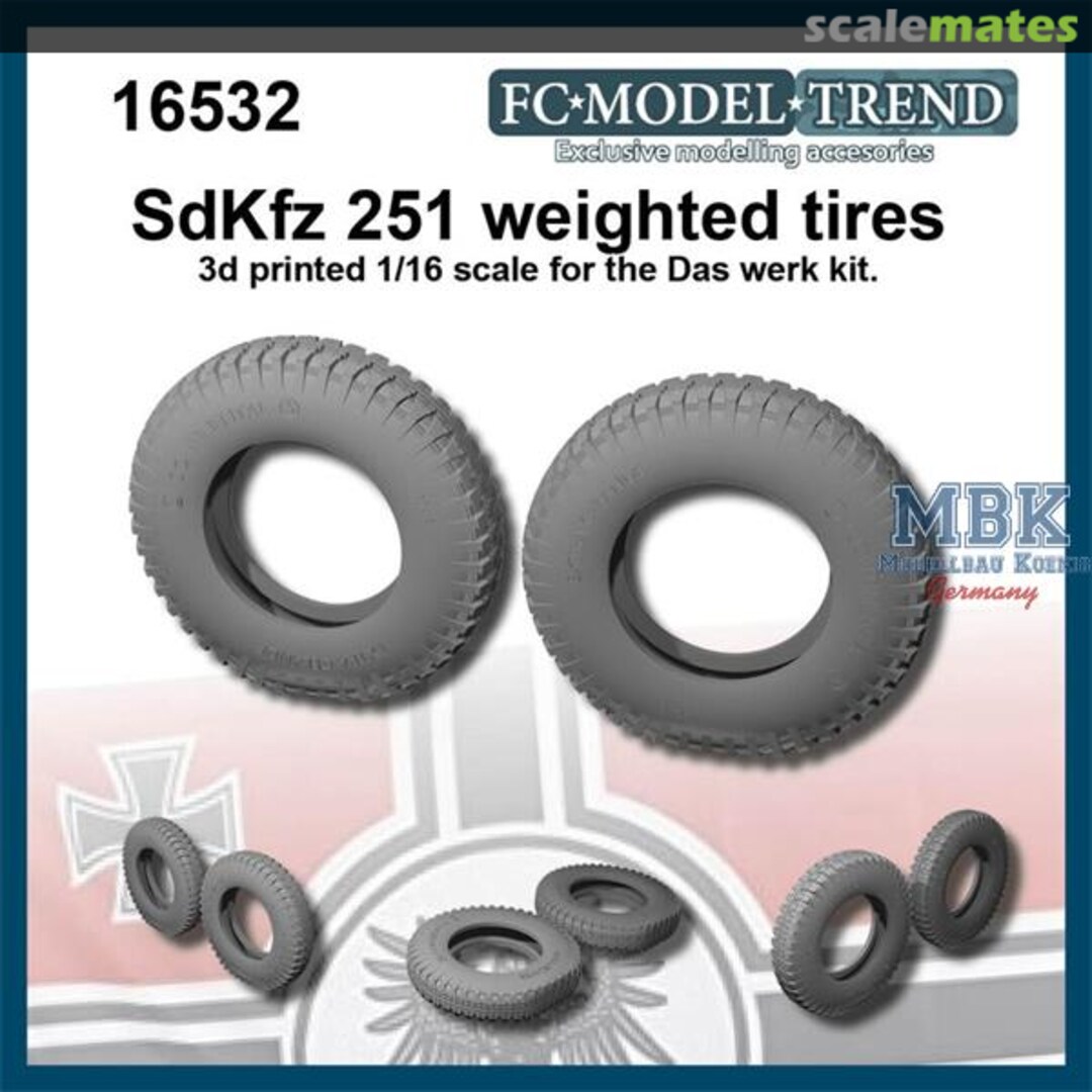 Boxart SdKfz 251, weighted tires 1/16 16532 FC Model Trend Boxart SdKfz 251, weighted tires 1/16 16532 FC Model Trend