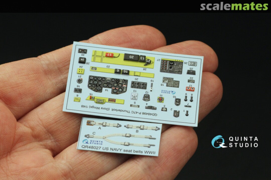 Contents P-47С Thunderbolt interior 3D decals QD48498 Quinta Studio Contents P-47С Thunderbolt interior 3D decals QD48498 Quinta Studio