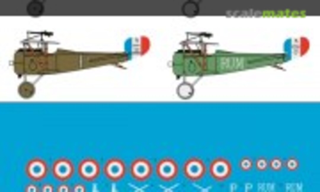 1:72 Nieuport N124 Lafayette Escadrille: Nieuport 11 (Peddinghaus-Decals 72 4275) 72 4275