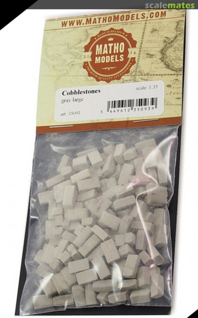 Boxart Cobblestones Gray Large 35093 Matho Models Boxart Cobblestones Gray Large 35093 Matho Models