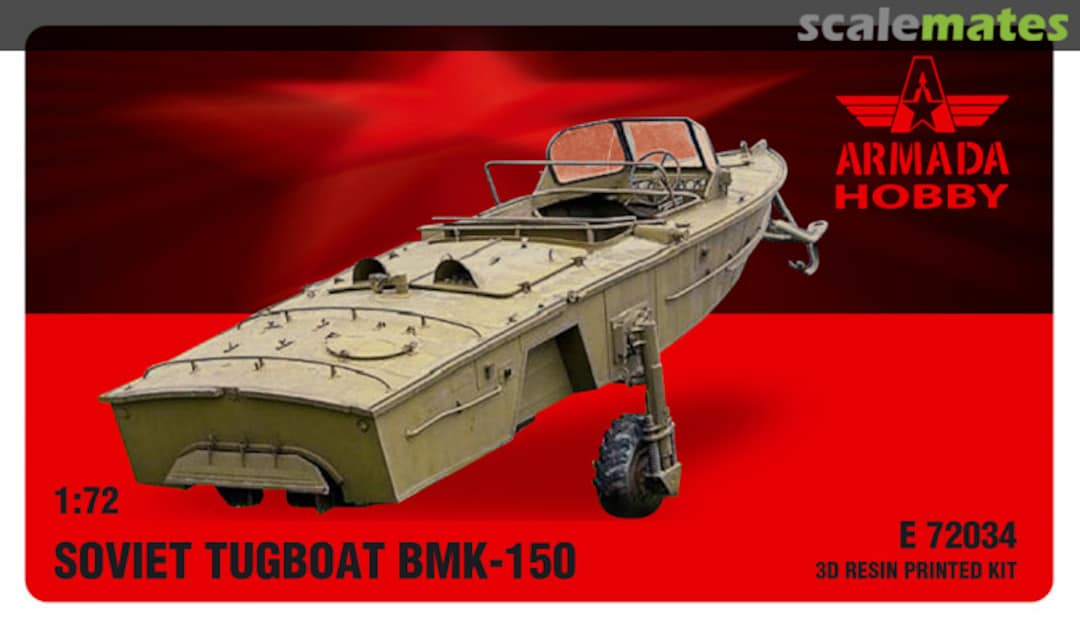 Boxart Soviet Tugboat BMK-150 E72034 Armada Hobby Boxart Soviet Tugboat BMK-150 E72034 Armada Hobby