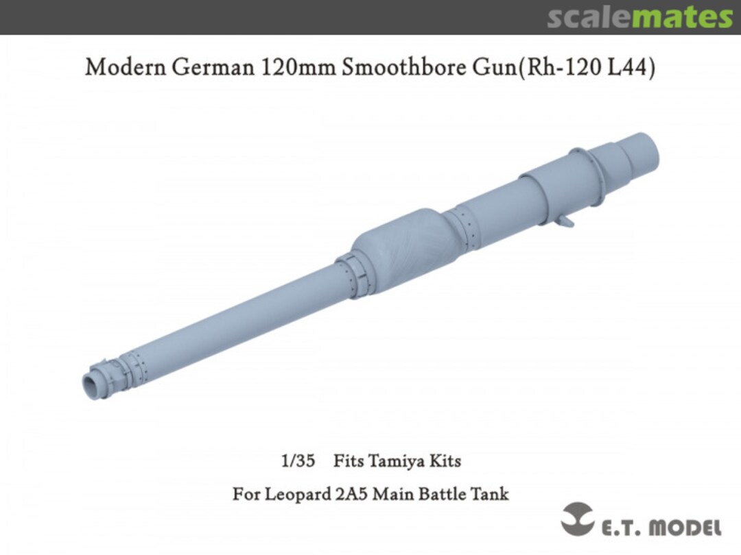 Boxart Modern German Leopard 120mm Smoothbore Gun(Rh-120 L44) P35-343 E.T. Model Boxart Modern German Leopard 120mm Smoothbore Gun(Rh-120 L44) P35-343 E.T. Model