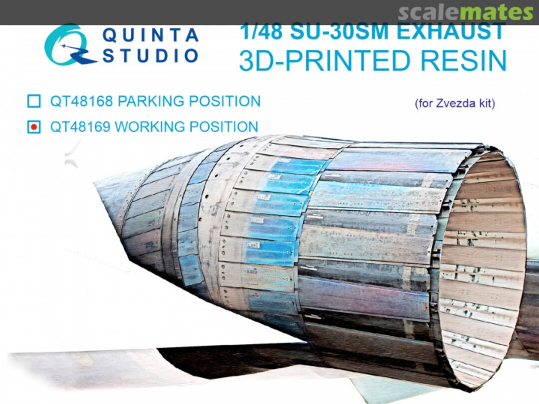 Boxart Su-30SM Exhaust (working position) QT48169 Quinta Studio Boxart Su-30SM Exhaust (working position) QT48169 Quinta Studio
