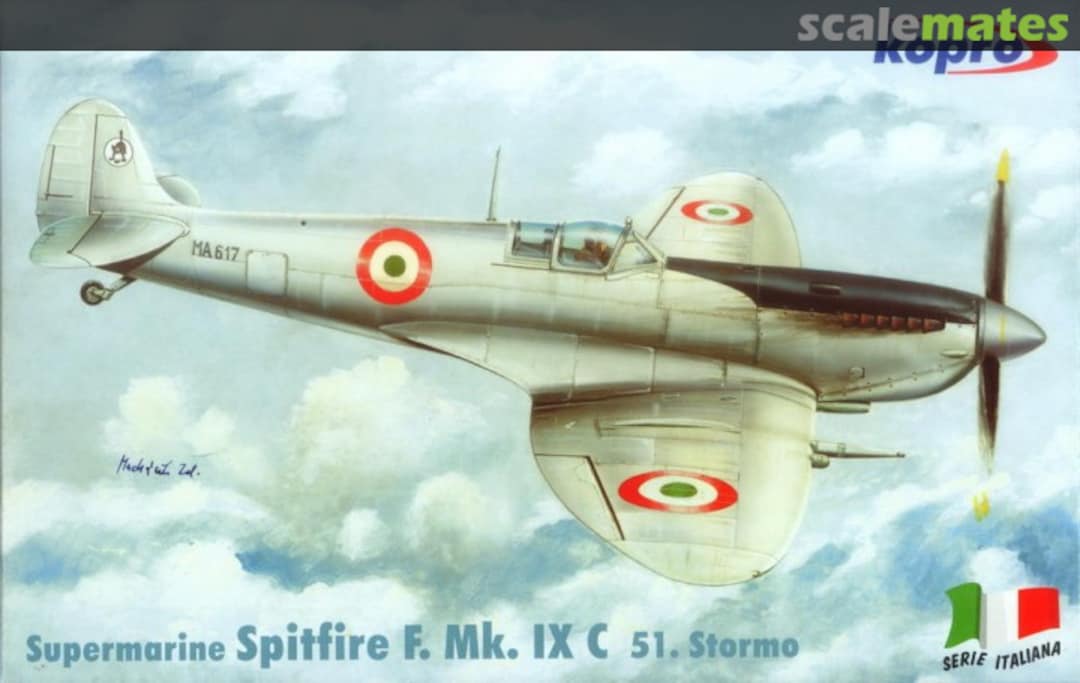 Boxart Supermarine Spitfire F. Mk.IXC 3172 Kopro Boxart Supermarine Spitfire F. Mk.IXC 3172 Kopro