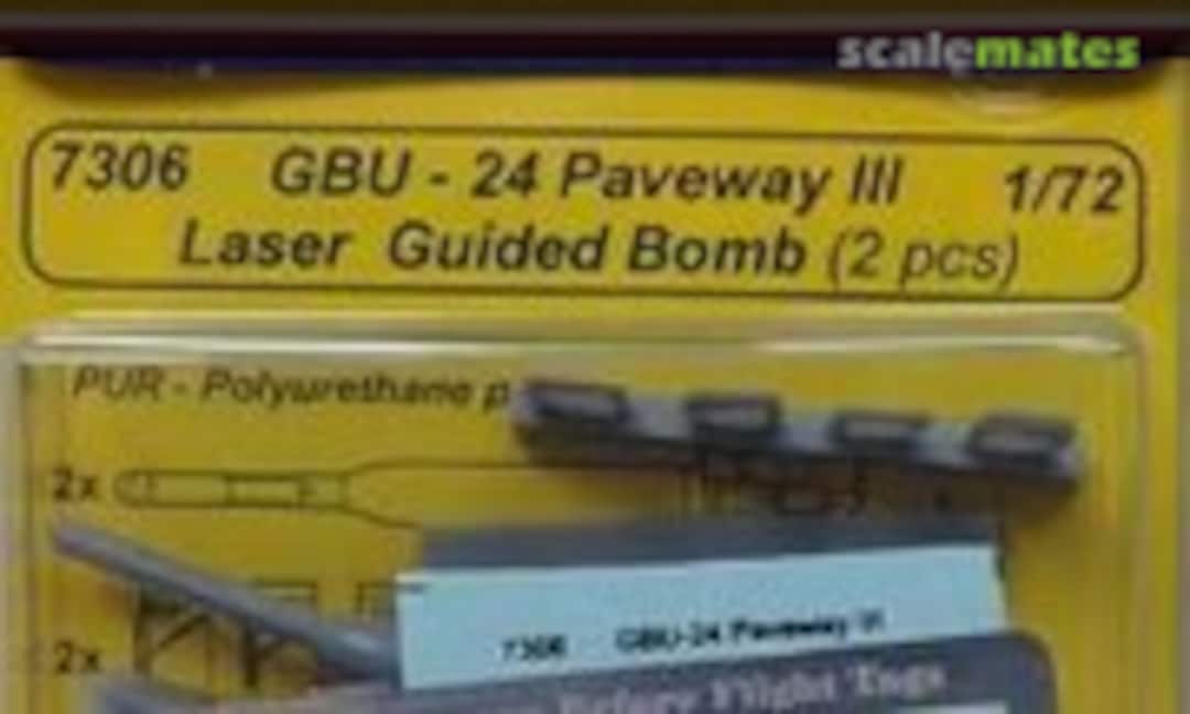 1:72 GBU-24 Paveway III Laser Guided Bomb (2 pcs) (CMK 7306) 7306