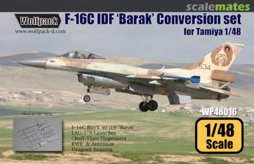 Boxart F-16C IDF 'Barak' Conversion Set WP48016 Wolfpack Boxart F-16C IDF 'Barak' Conversion Set WP48016 Wolfpack