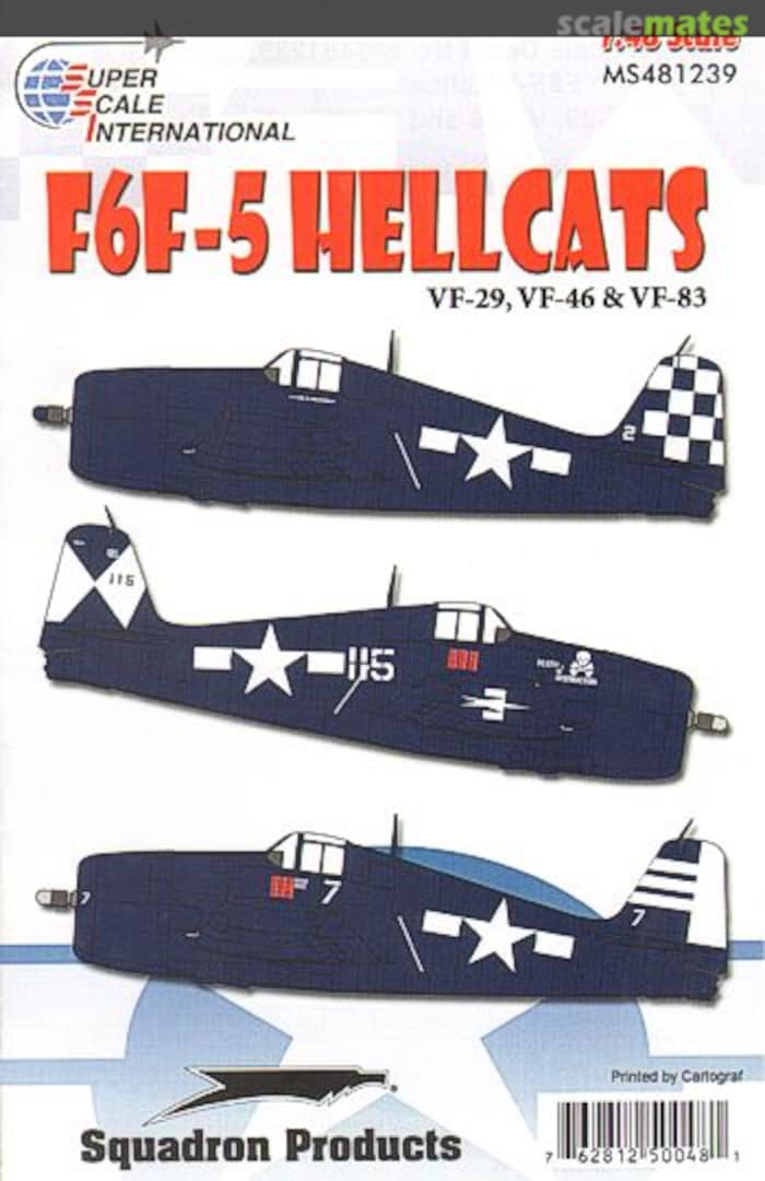Boxart F6F-5 Hellcats MS481239 SuperScale International Boxart F6F-5 Hellcats MS481239 SuperScale International