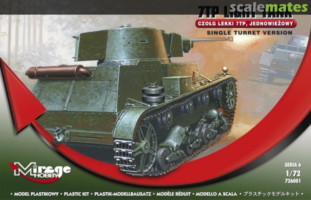 Boxart 7TP light tank 726001 Mirage Hobby Boxart 7TP light tank 726001 Mirage Hobby