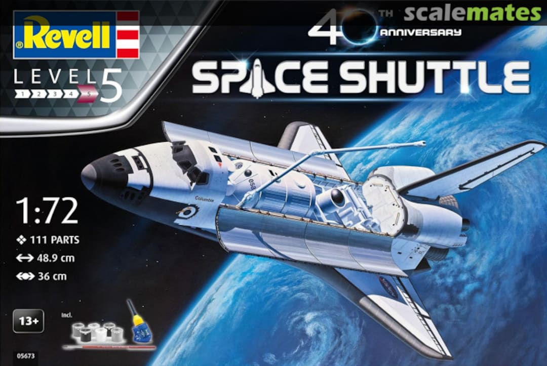 Boxart Space Shuttle 40th Anniversary 05673 Revell Boxart Space Shuttle 40th Anniversary 05673 Revell