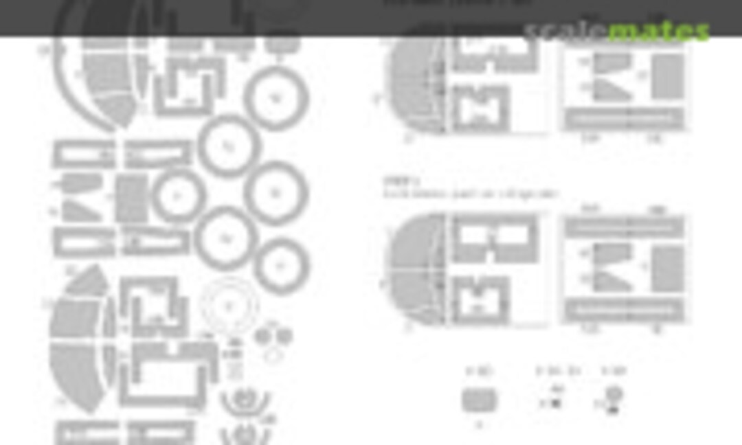 1:48 A-26B Invader Pacific War Theater EXPERT kabuki masks (New Ware NWAM0798) NWAM0798