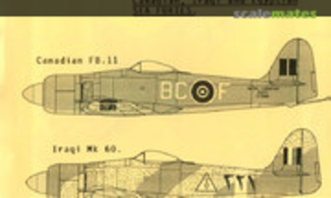 1:48 Canadian, Iraqi and Egyptian Sea Furies (Ventura V4807) V4807