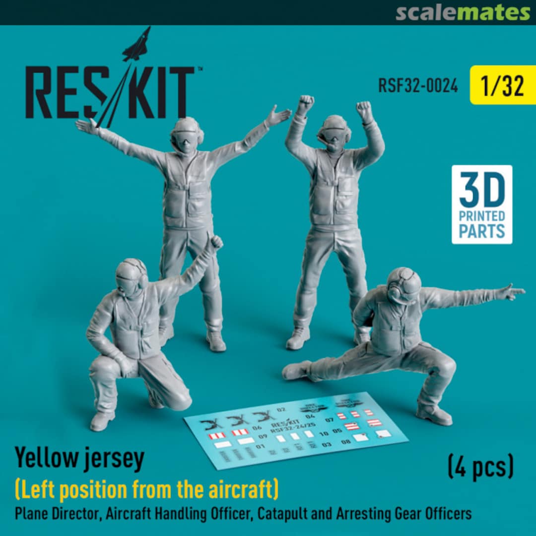 Boxart Yellow jersey (Left position from the aircraft) RSF32-0024 ResKit Boxart Yellow jersey (Left position from the aircraft) RSF32-0024 ResKit
