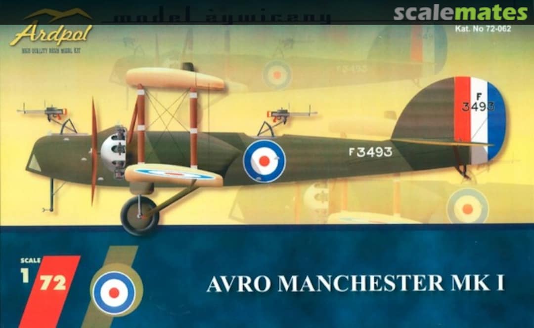 Boxart Avro Manchester Mk I 72-062 Ardpol Boxart Avro Manchester Mk I 72-062 Ardpol