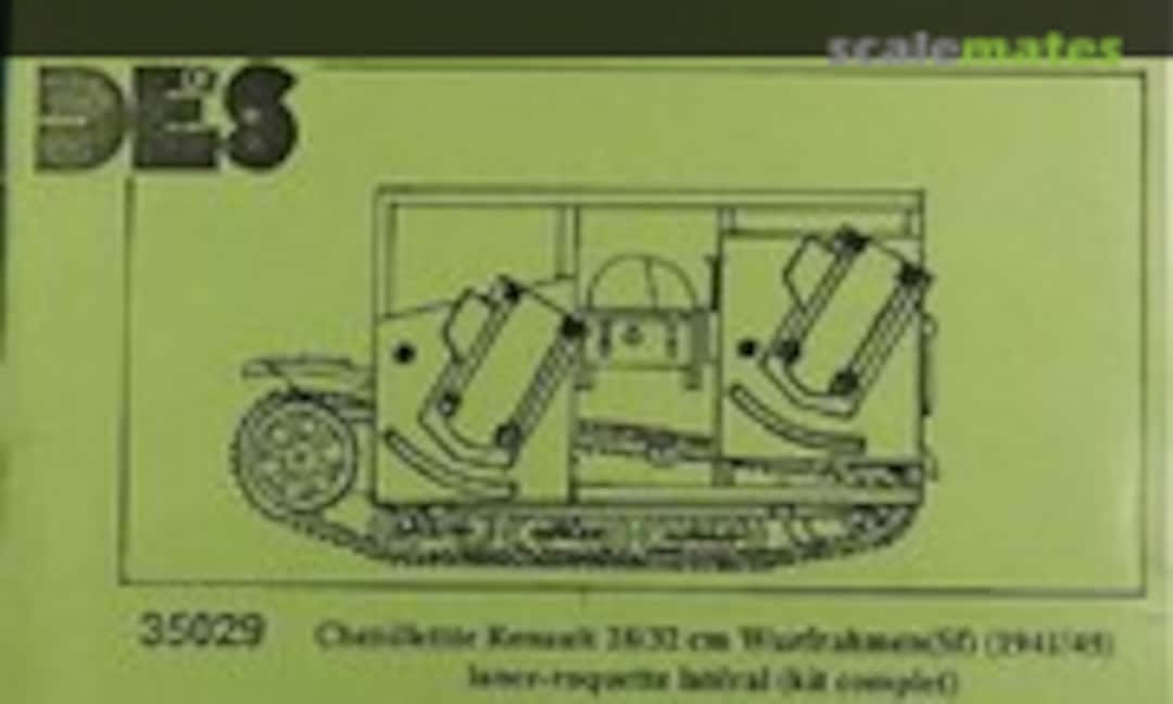 1:35 Chenillette Renault UE 28/32 cm Wurfrahmen early (DES Kit 35029)