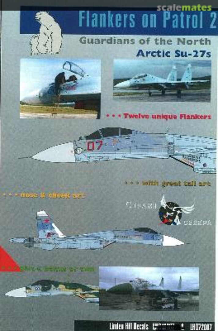 Boxart "Flankers on Patrol Part 2 - The Guardians of the North" LHD72007 Linden Hill Decals Boxart "Flankers on Patrol Part 2 - The Guardians of the North" LHD72007 Linden Hill Decals