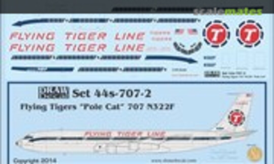 1:144 Boeing 707-349C (Draw Decal 44-707-2) 44-707-2