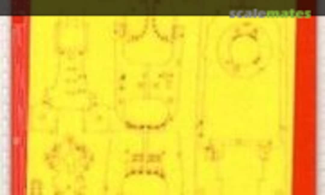 1:700 Masking Sheet for HMS Aurora 1945 for Fly Hawk 1127 (ArtwoxModel AM20012) AM20012