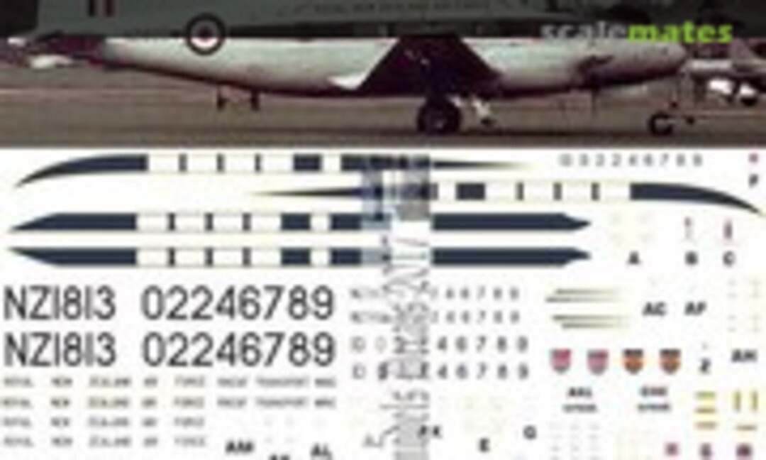 1:72 RNZAF Devon - VIP-Communications - 1960-69 (Oldmodels Decals OMD0645) OMD0645