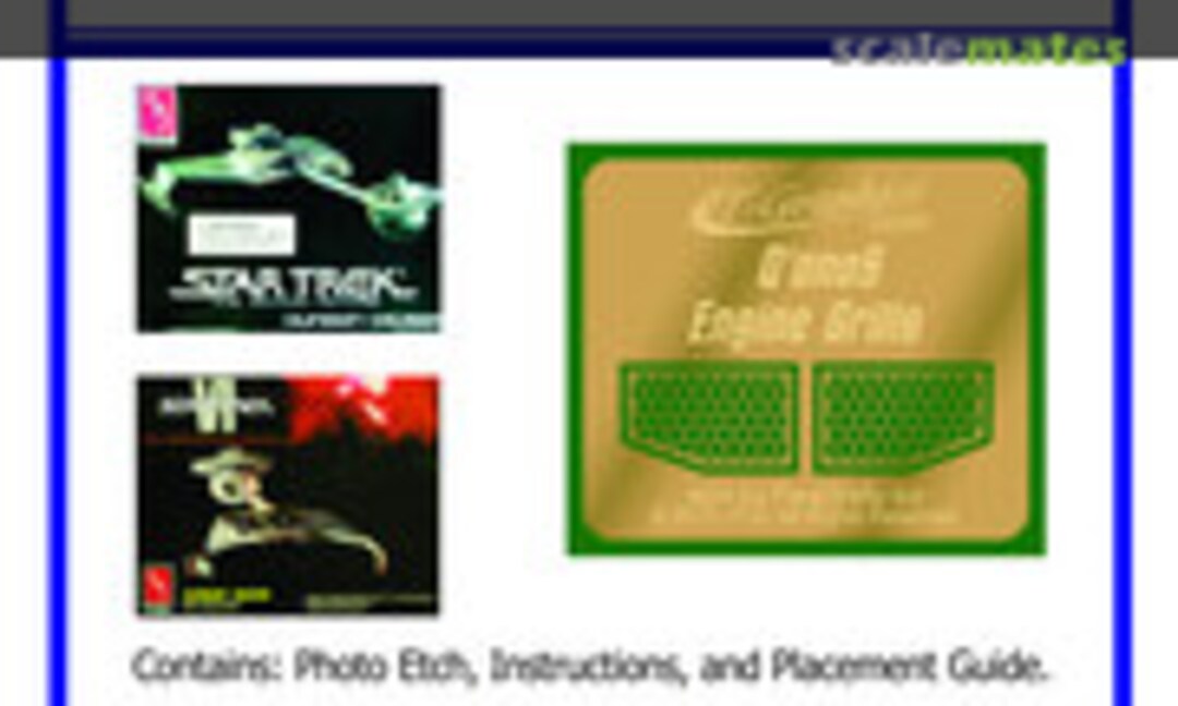 1:537 Quonos One Engine Grills (JT-Graphics PE-012) PE-012