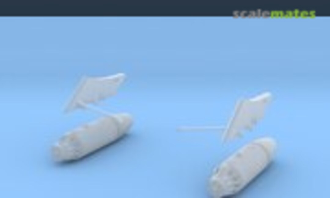 1:72 Mars 2 Rocket Pods and Pylons for LIM-6/Mig-17 (Shapeways )