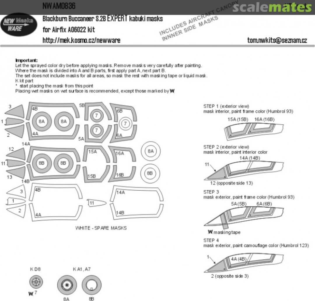 Boxart Blackburn Buccaneer S.2B EXPERT kabuki masks NWAM0836 New Ware Boxart Blackburn Buccaneer S.2B EXPERT kabuki masks NWAM0836 New Ware