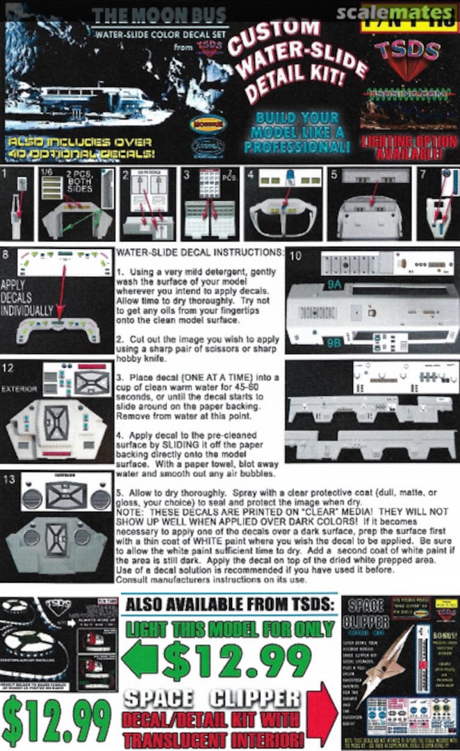 Boxart The Moonbus Decal Set T-118 TSDS Boxart The Moonbus Decal Set T-118 TSDS