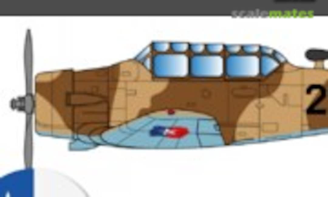 1:144 T-6G Texan | 1° Grupo FACH (Heroes Models HM-OS14443) HM-OS14443