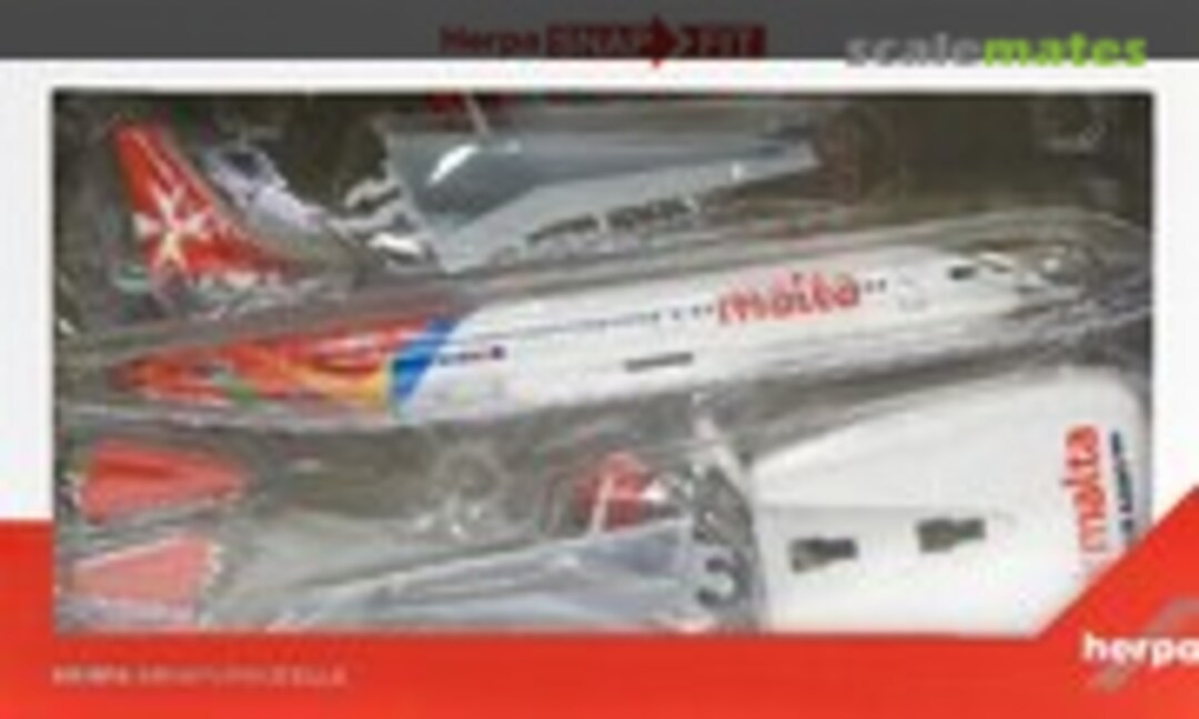 1:200 Air Malta Airbus A320neo - snap-fit (Herpa 612418)