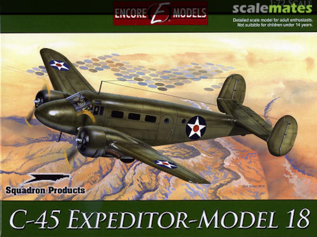 Boxart C-45 Expeditor - Model 18 72102 Encore Models Boxart C-45 Expeditor - Model 18 72102 Encore Models