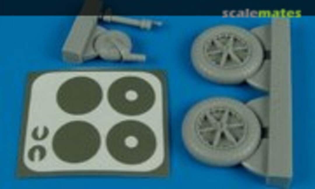 1:32 Bf 109F wheels & masks (Aires 2138) 2138