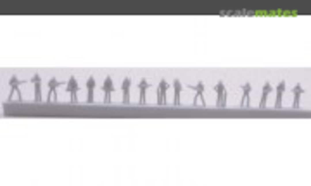 1:350 Royal Navy Sailors - 4in Gun Crew (X56) (Black Cat Models AC350130b) AC350130b