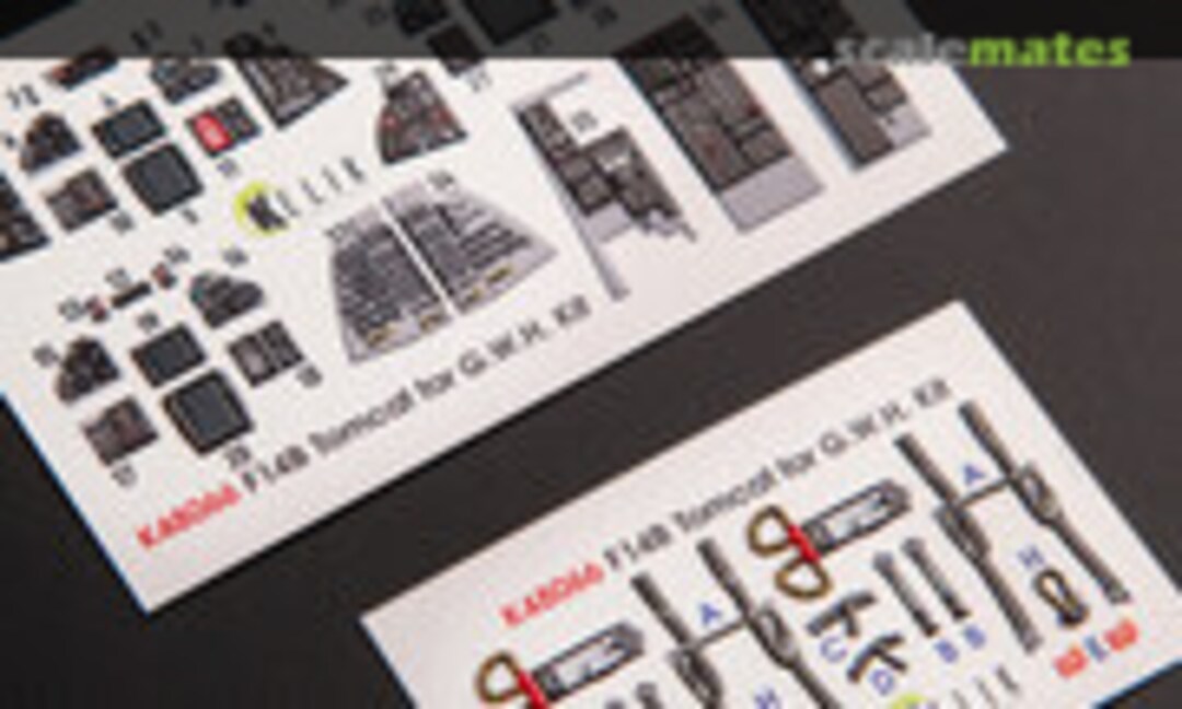 1:48 F-14B Tomcat - interior 3D decals (Kelik K48066) K48066