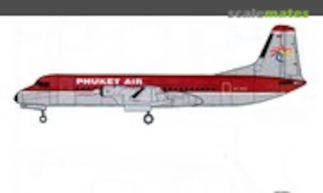 1:72 Phuket Air (PopPaintPlane PPP7-HSKAO) PPP7-HSKAO