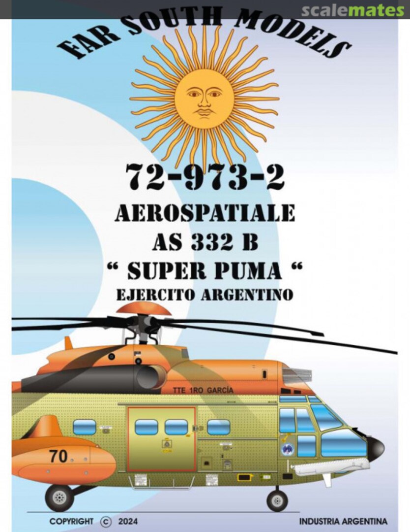 Boxart AS-332B Super Puma 72-973-2 Far South Models Boxart AS-332B Super Puma 72-973-2 Far South Models