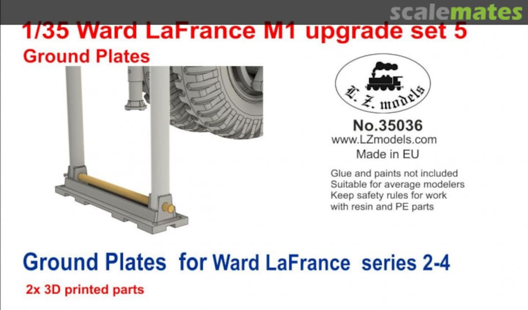 Boxart Ward LaFrance M1 Upgrade set 5 35036 L.Z. Models