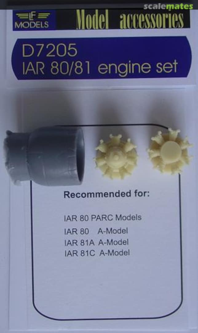 Boxart IAR 80/81 engine set D7205 LF Models Boxart IAR 80/81 engine set D7205 LF Models