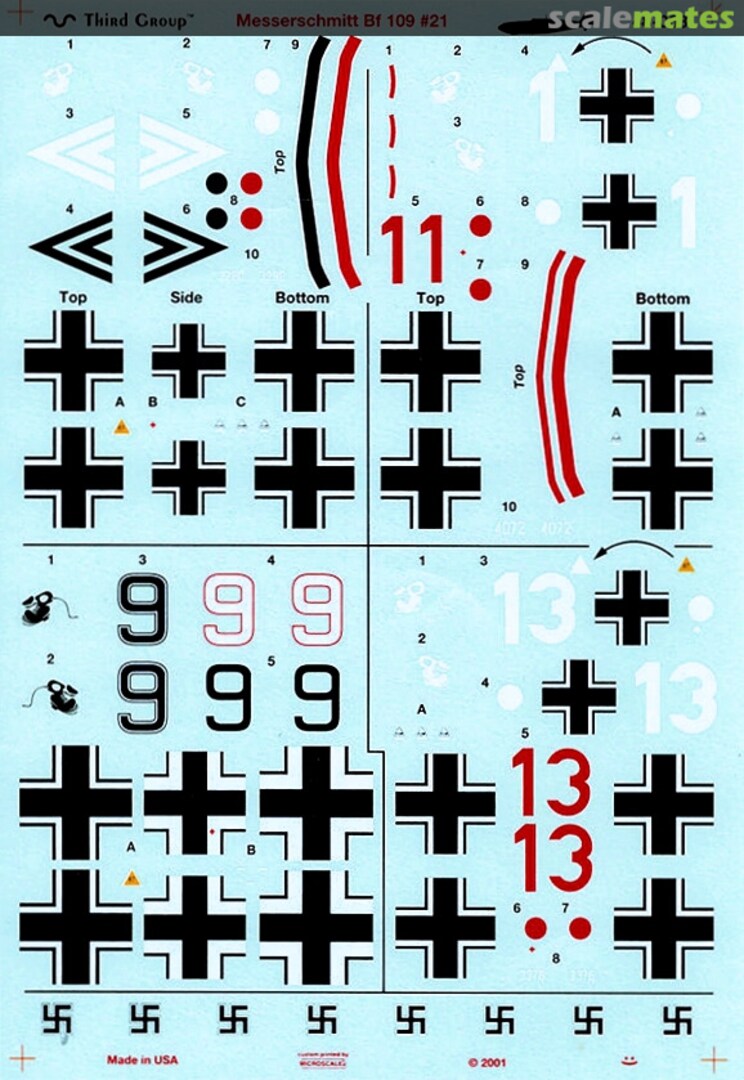 Boxart Messerschmitt Bf-109E-1/3 48-068 Third Group Decals Boxart Messerschmitt Bf-109E-1/3 48-068 Third Group Decals