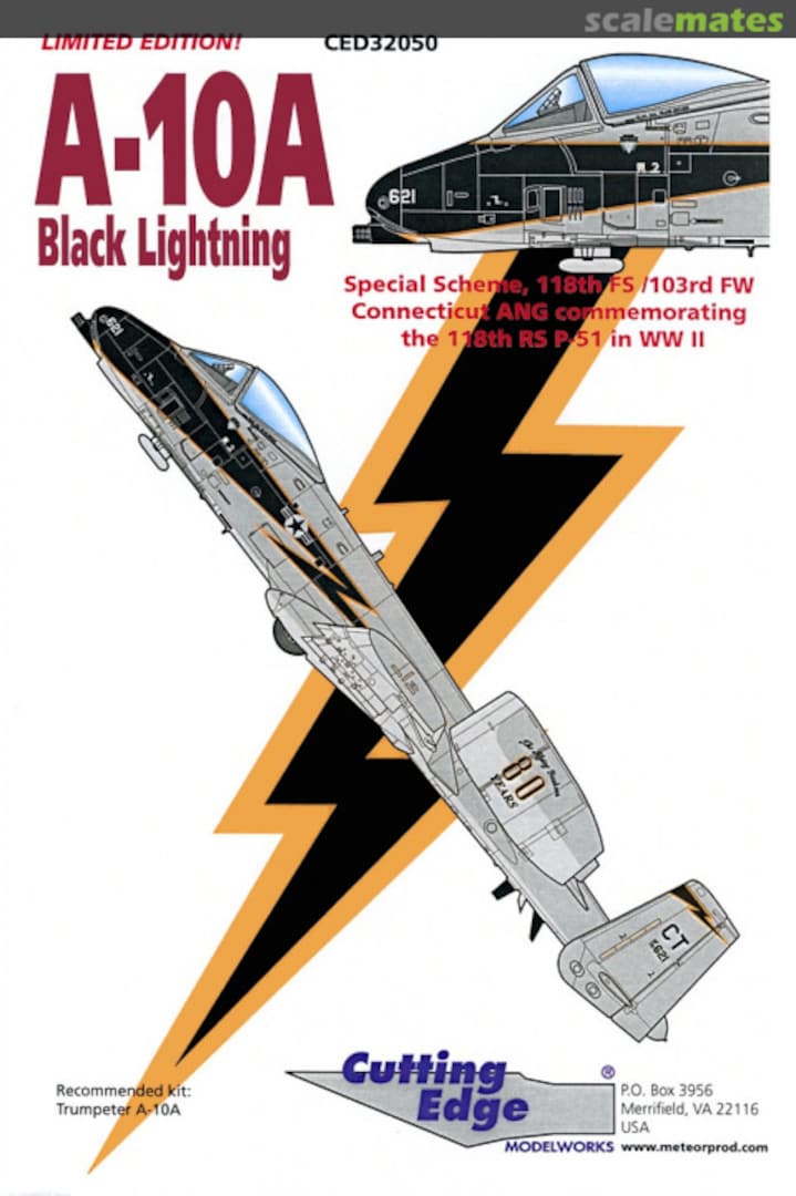 Boxart A-10A CED32050 Cutting Edge Modelworks Boxart A-10A CED32050 Cutting Edge Modelworks