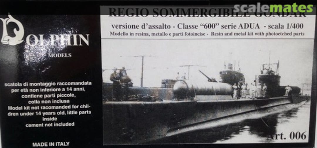 Boxart Gondar D 006 Dolphin Models Boxart Gondar D 006 Dolphin Models