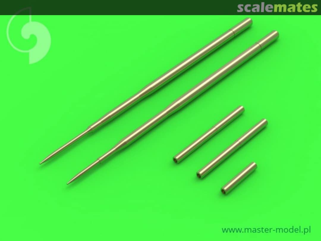 Boxart MiG-17PF (Fresco D) - 23mm gun barrels set & Pitot Tubes AM-48-091 Master Boxart MiG-17PF (Fresco D) - 23mm gun barrels set & Pitot Tubes AM-48-091 Master