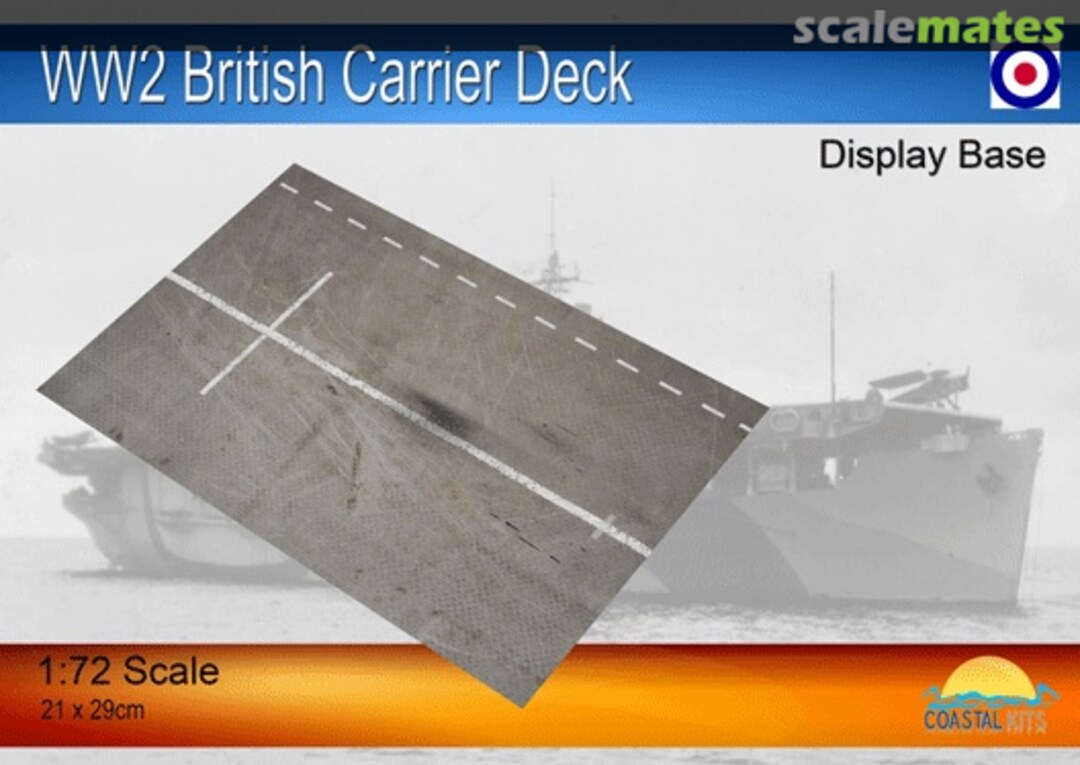 Boxart WW2 British Carrier Deck CKS118-72 Coastal Kits Boxart WW2 British Carrier Deck CKS118-72 Coastal Kits