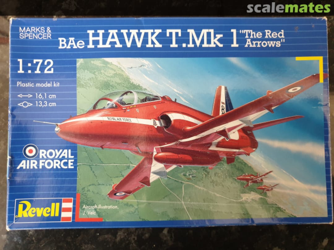 Boxart BAe Hawk T.Mk 1 "The Red Arrows" T79/1912G Revell Boxart BAe Hawk T.Mk 1 "The Red Arrows" T79/1912G Revell