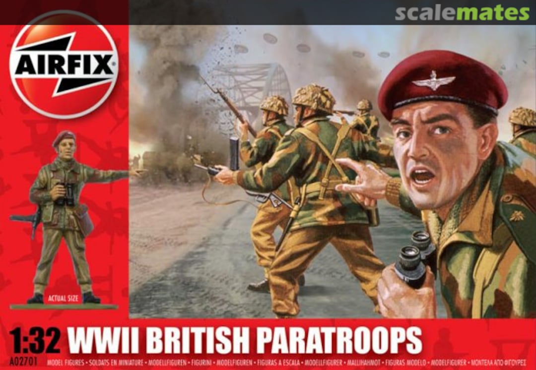 Boxart WWII British Paratroops A02701 Airfix Boxart WWII British Paratroops A02701 Airfix