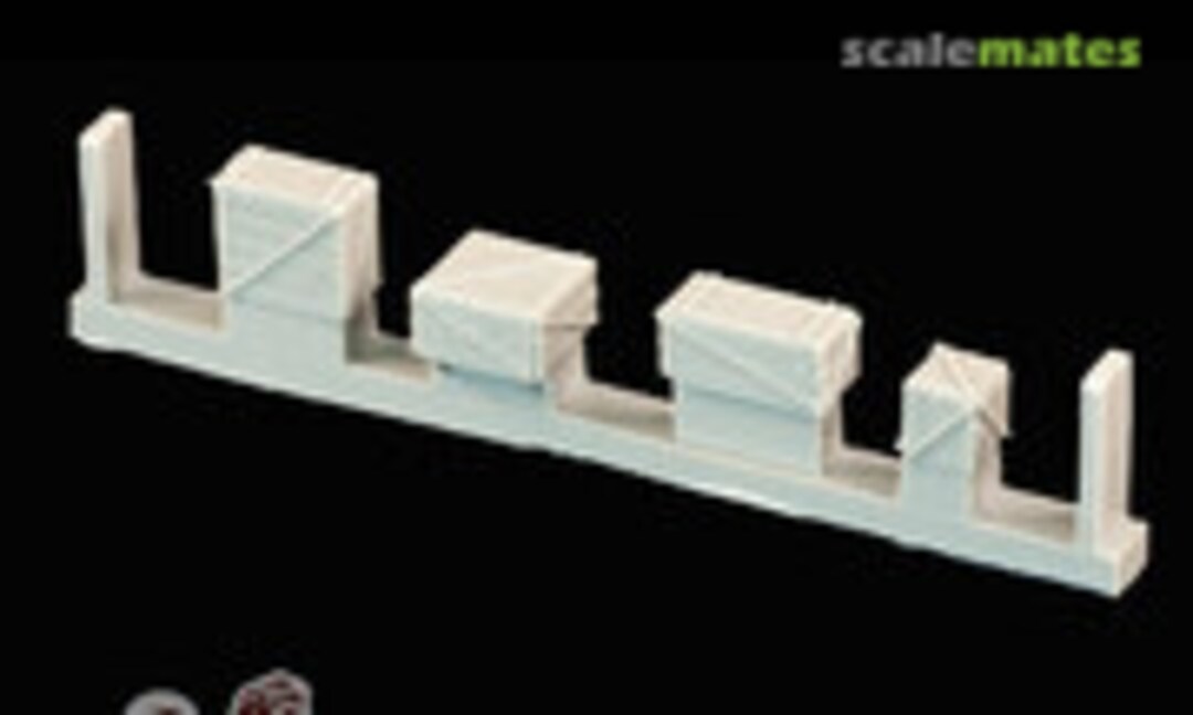 1:72 Wooden crates (Heroes Models HM-R72003) HM-R72003