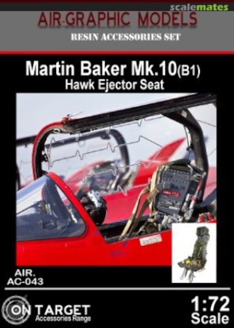 Boxart Martin Baker Mk.10(B1) Hawk Ejector Seat AIR.AC-043 Air-Graphics Models Boxart Martin Baker Mk.10(B1) Hawk Ejector Seat AIR.AC-043 Air-Graphics Models