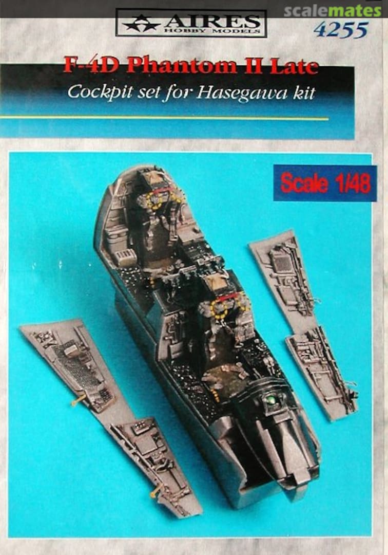 Boxart F-4D Phantom II Late Cockpit set 4255 Aires Boxart F-4D Phantom II Late Cockpit set 4255 Aires